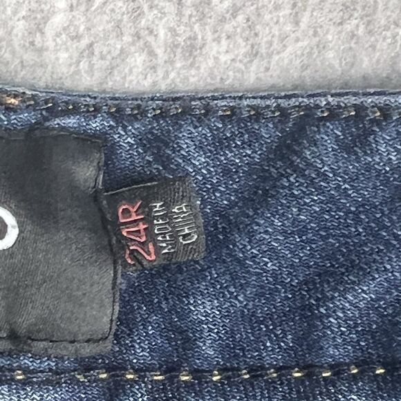 Torrid Jeans Womens 24R Blue High Rise Skinny Dark Wash Denim Comfort Western - Picture 11 of 14